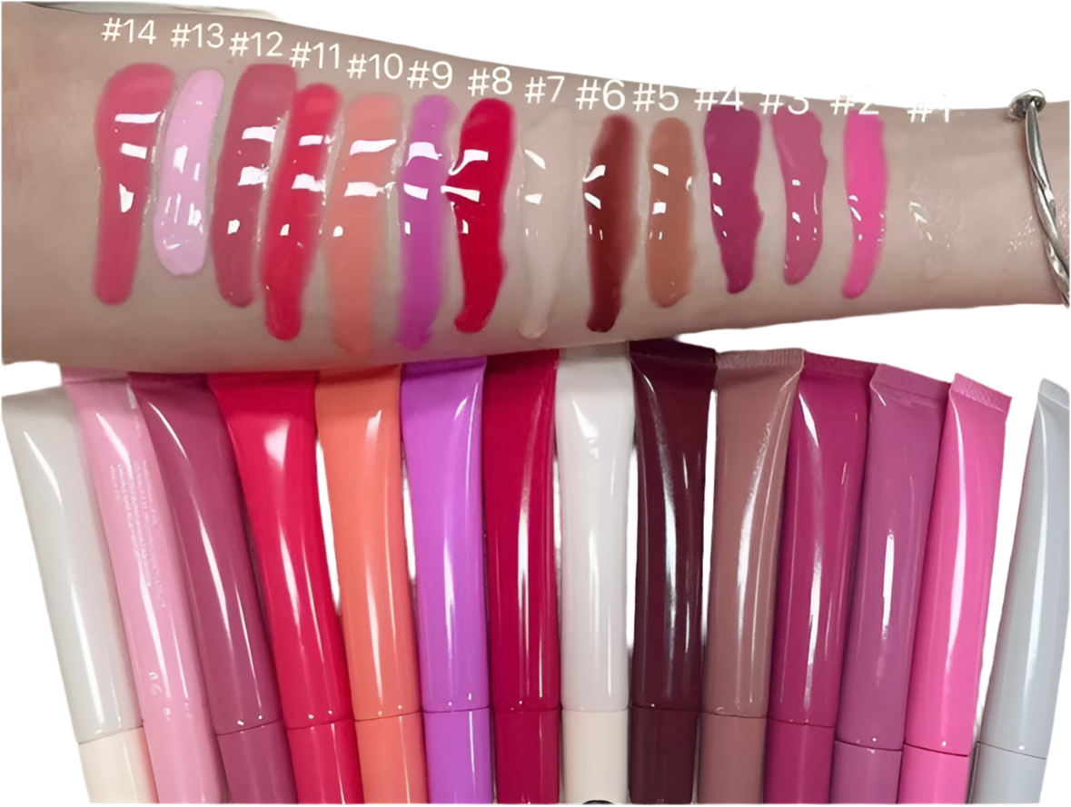 Full 14 Color Collection Peptide Sheer Lip Tint Gloss ( Single or Bundle)