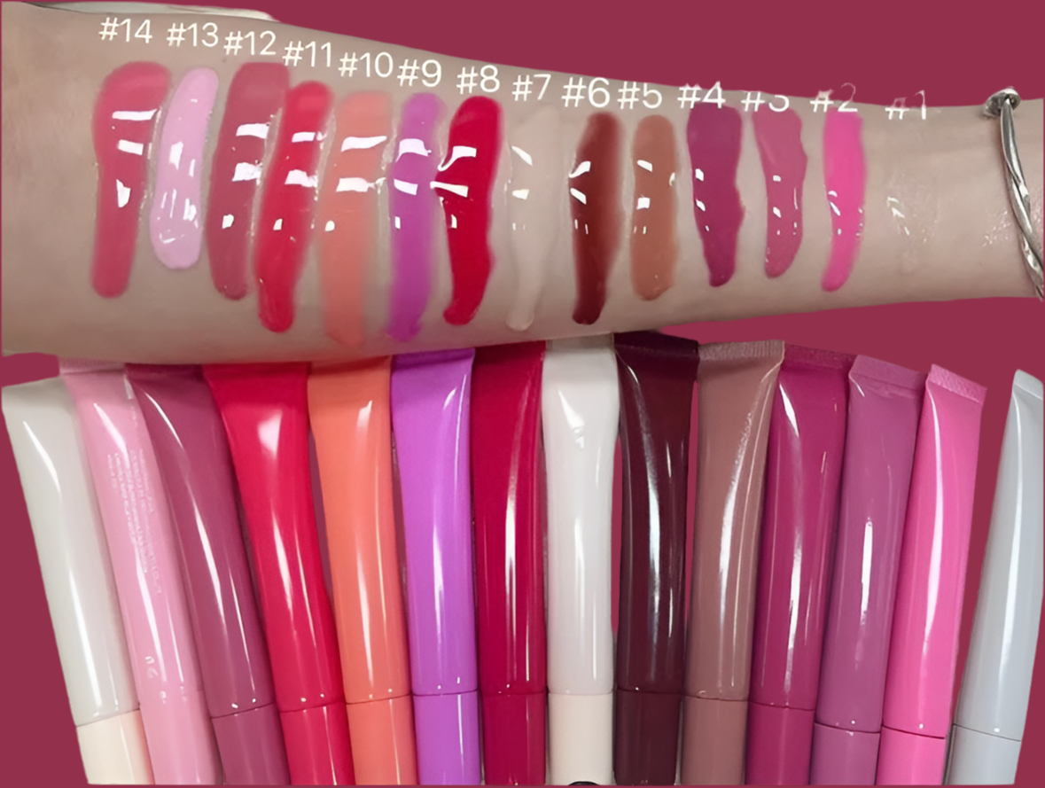 Full 14 Color Collection Peptide Sheer Lip Tint Gloss ( Single or Bundle)