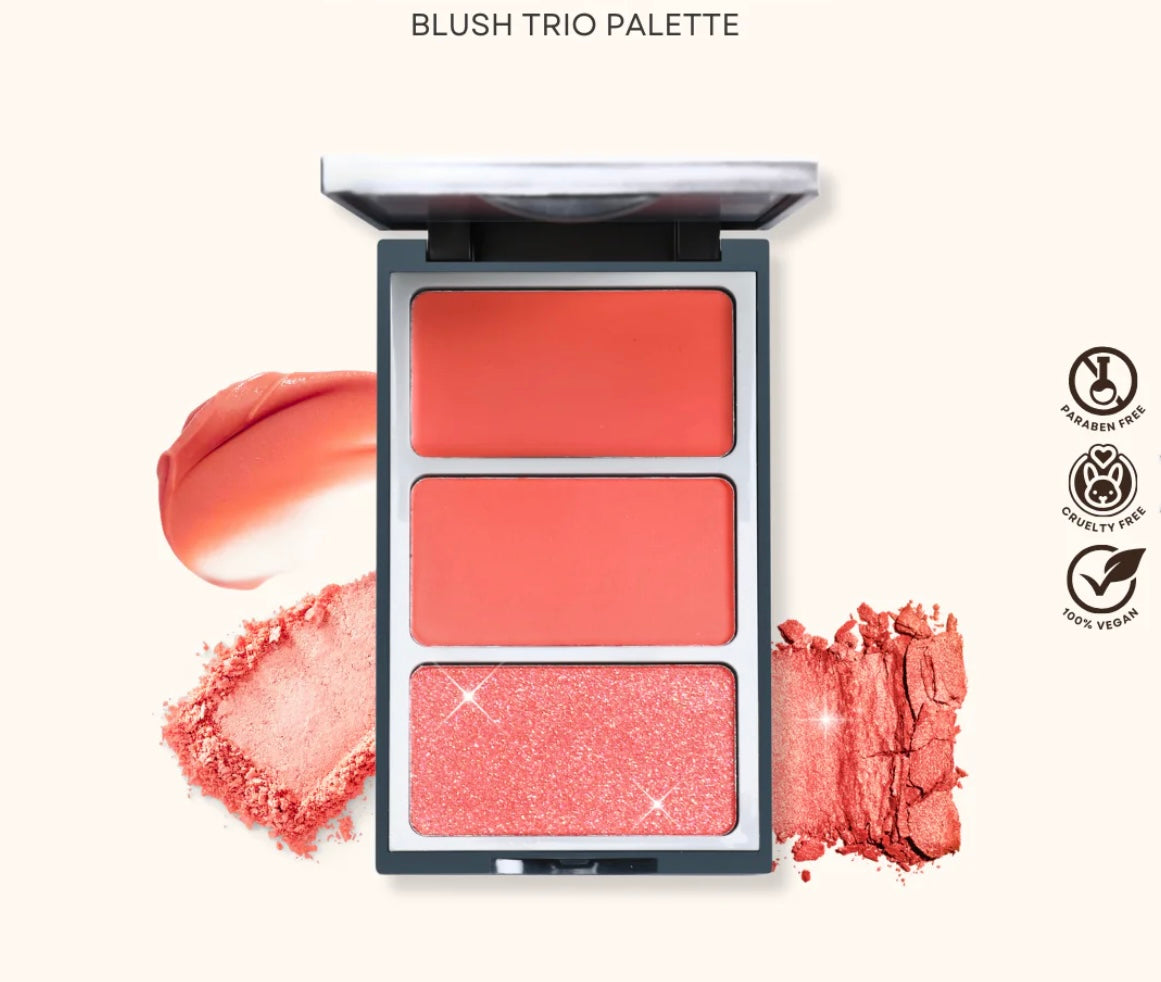 PEACH CREAM + POWDER BLUSH TRIO
