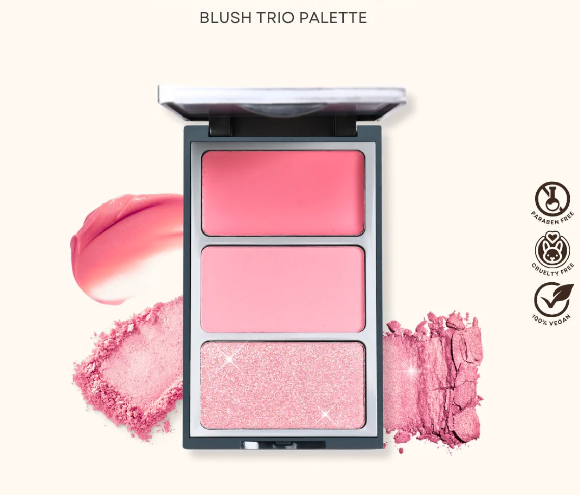 PINK CREAM + POWDER BLUSH TRIO