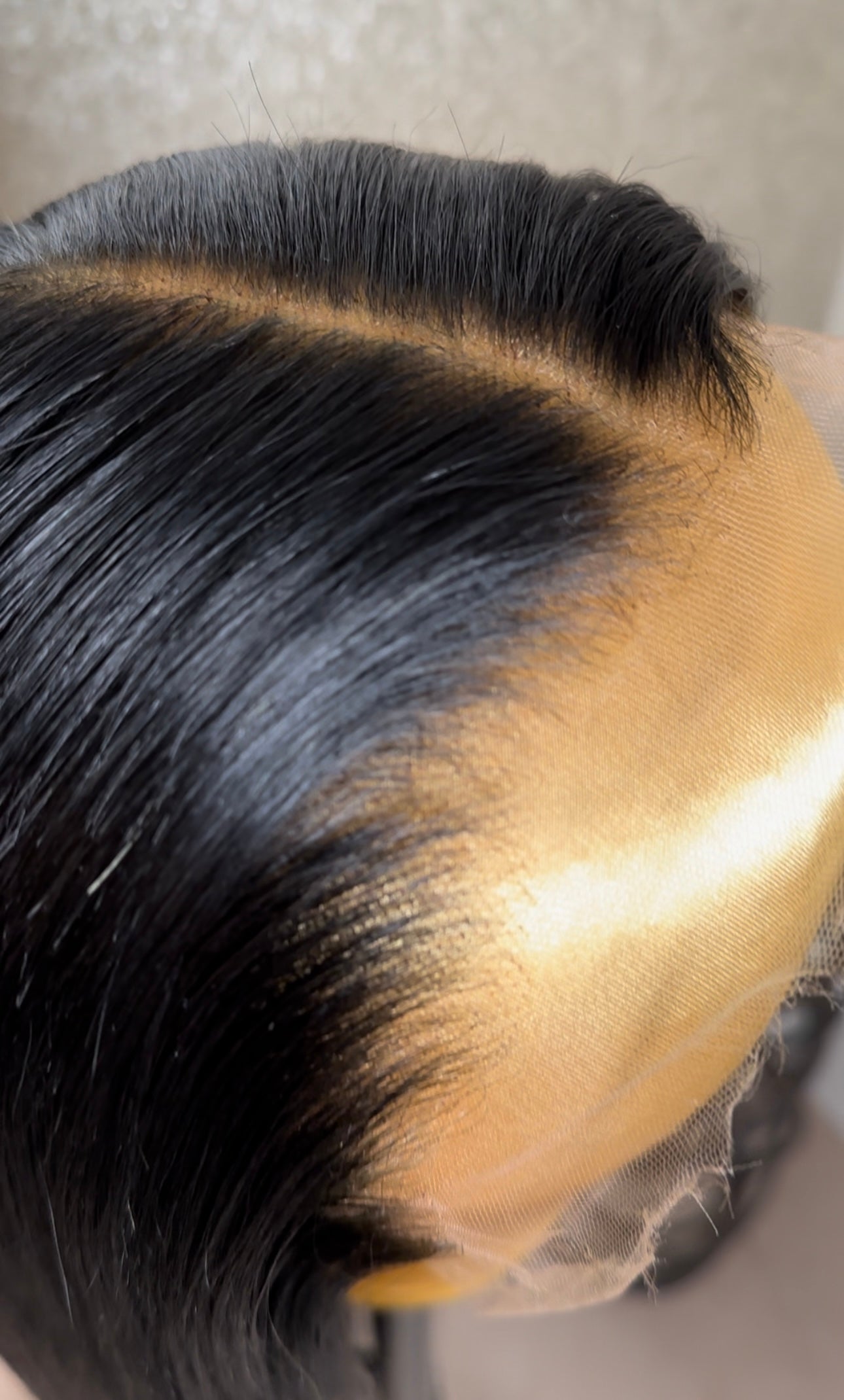 Custom Jet Black 13x6 HD Frontal Wig Straight