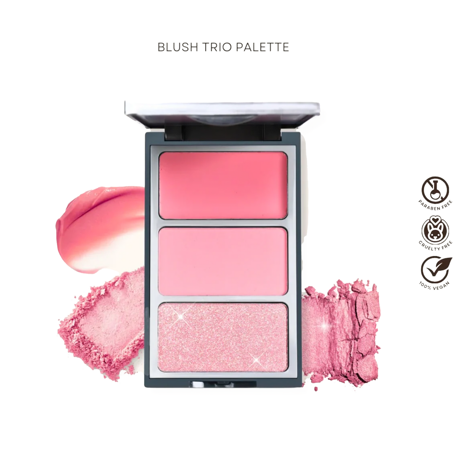 PINK CREAM + POWDER BLUSH TRIO