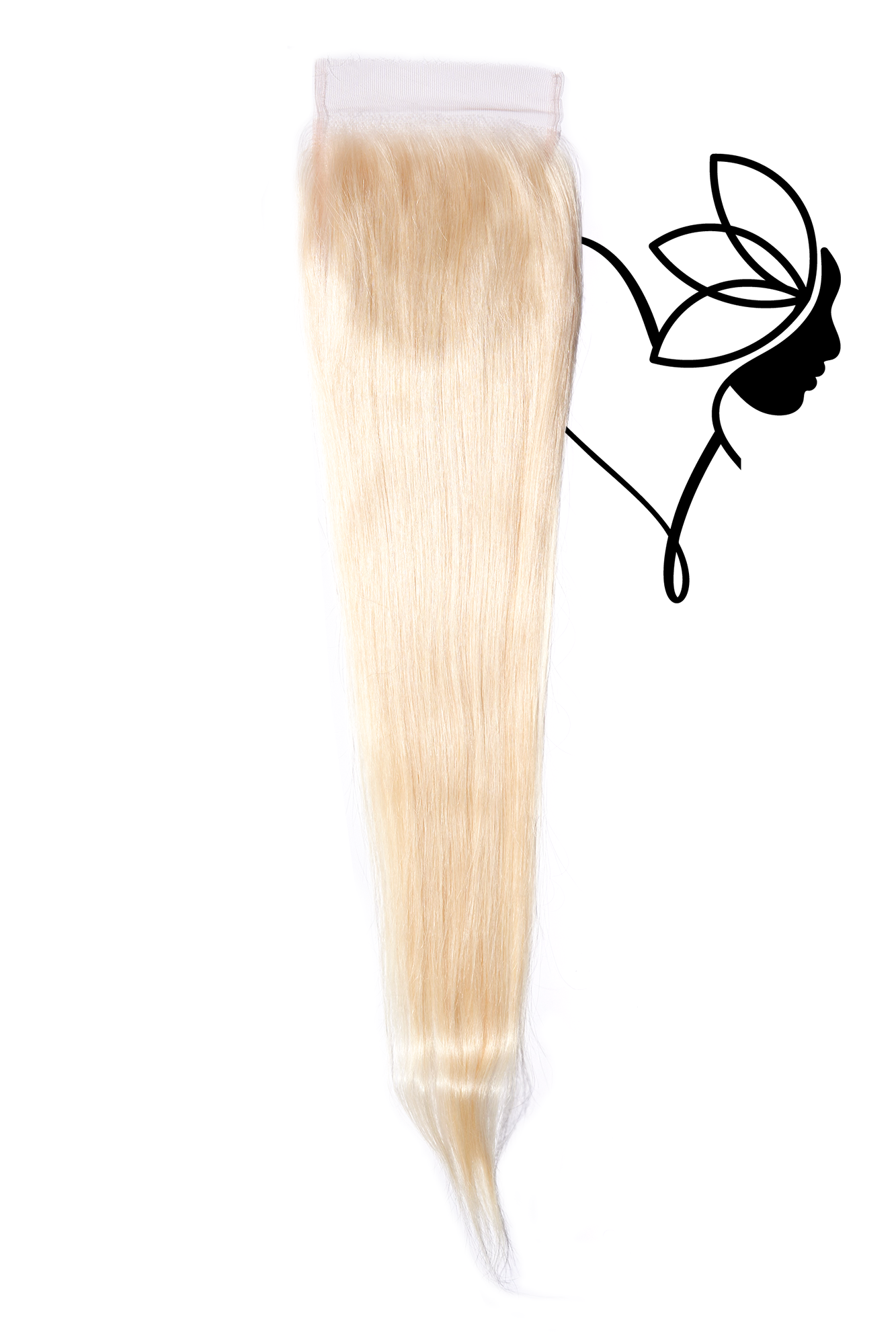 5x5 HD Blonde Closure Straight