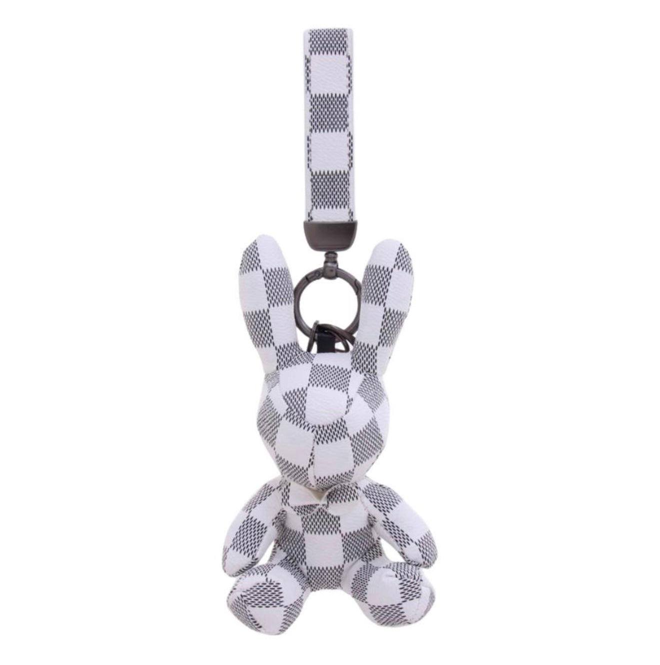 Bunny Wrist Key Chain White