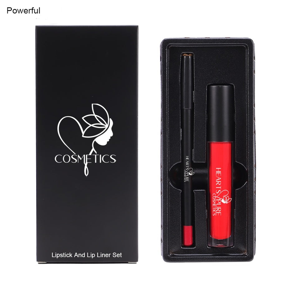 Powerful Matte Lipliner & Liquid Lipstick