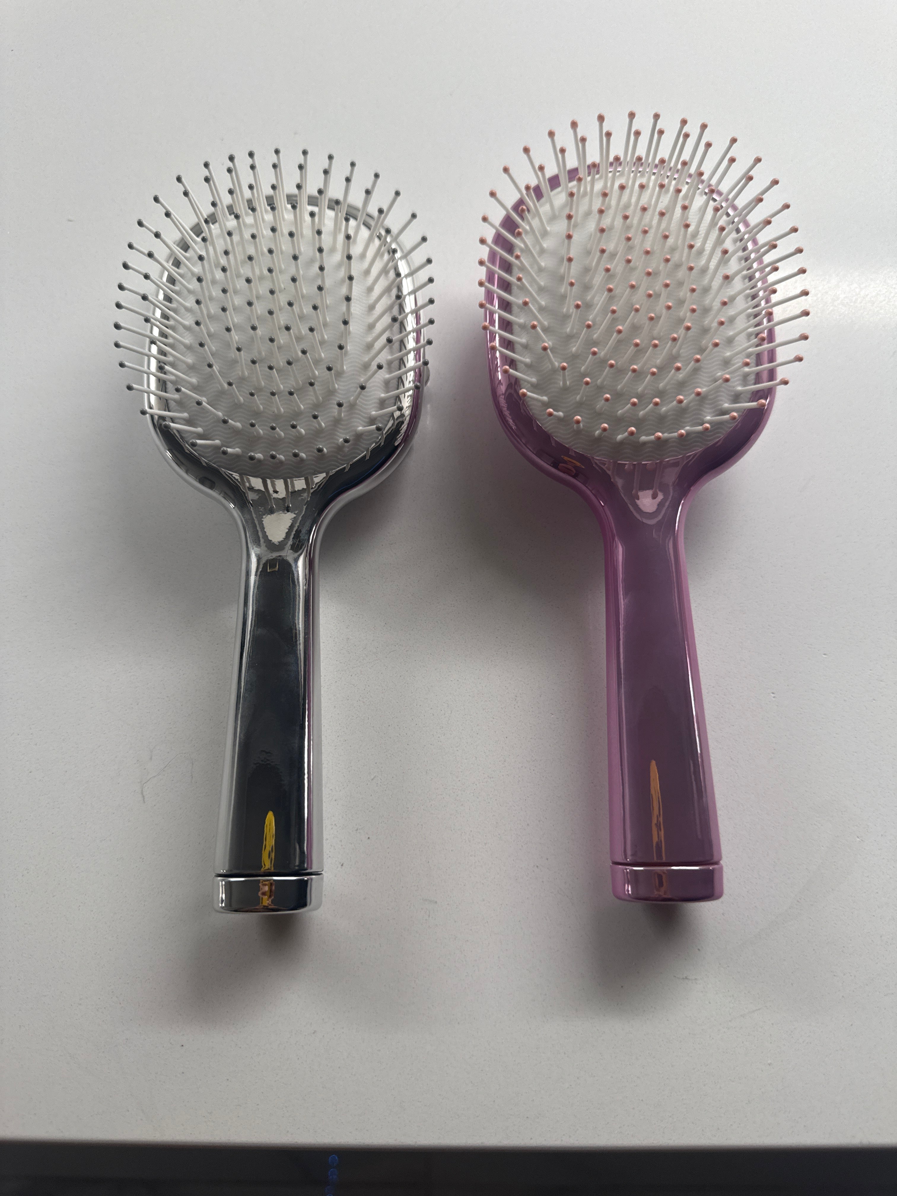 Chrome Hair Brush