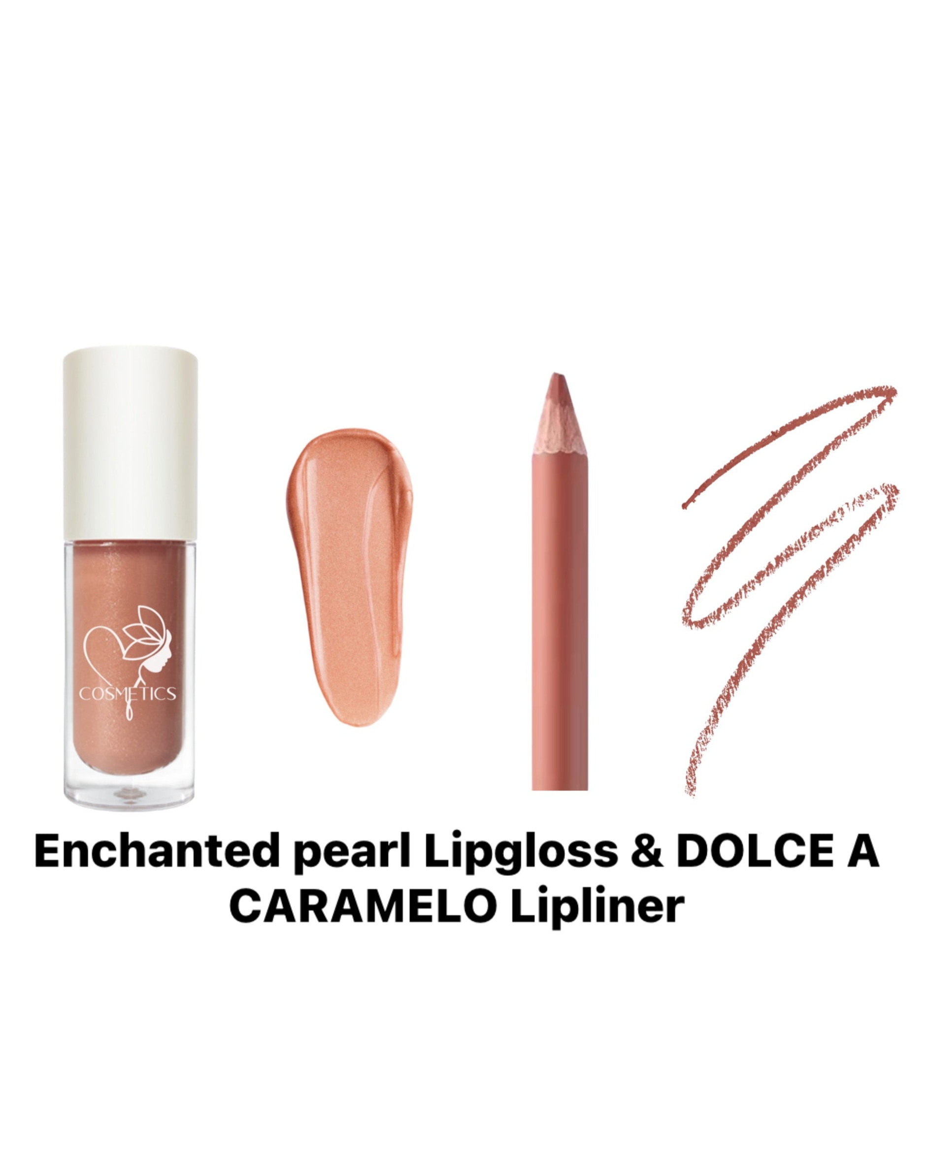 Enchanted pearl lip gloss & DOLCE A CARAMELO