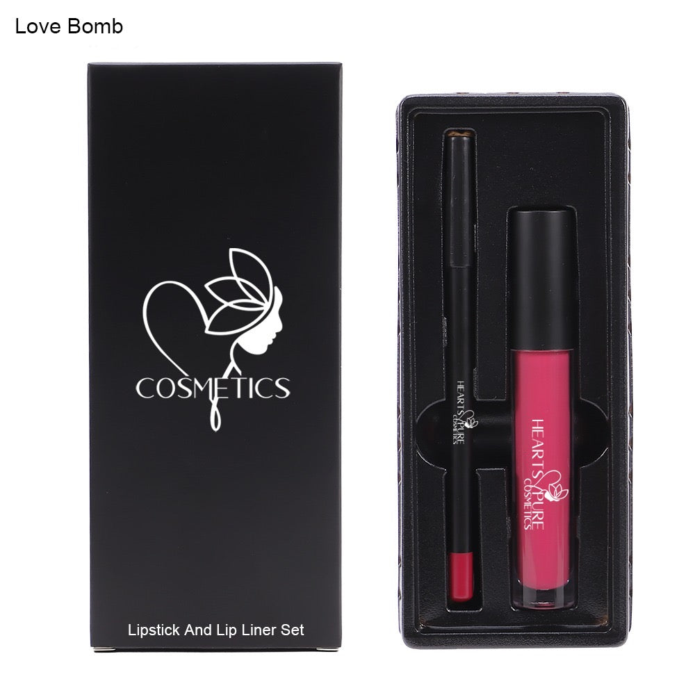 Love Bomb Matte Lipliner & Liquid Lipstick