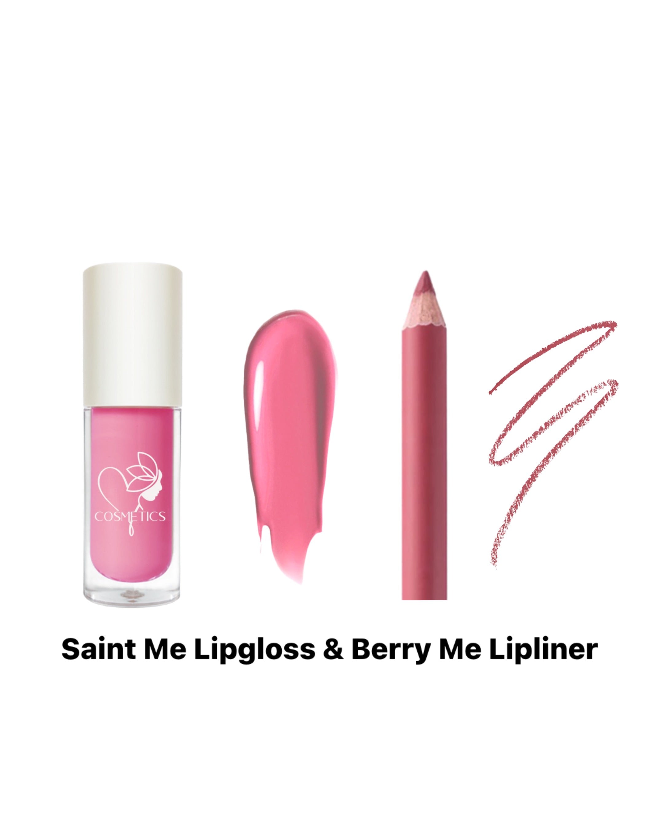 Saint Me Lipgloss & Berry Me Lipliner