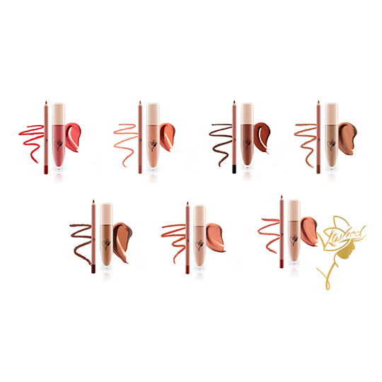 7 LipKit Lipgloss & Liner Bundle