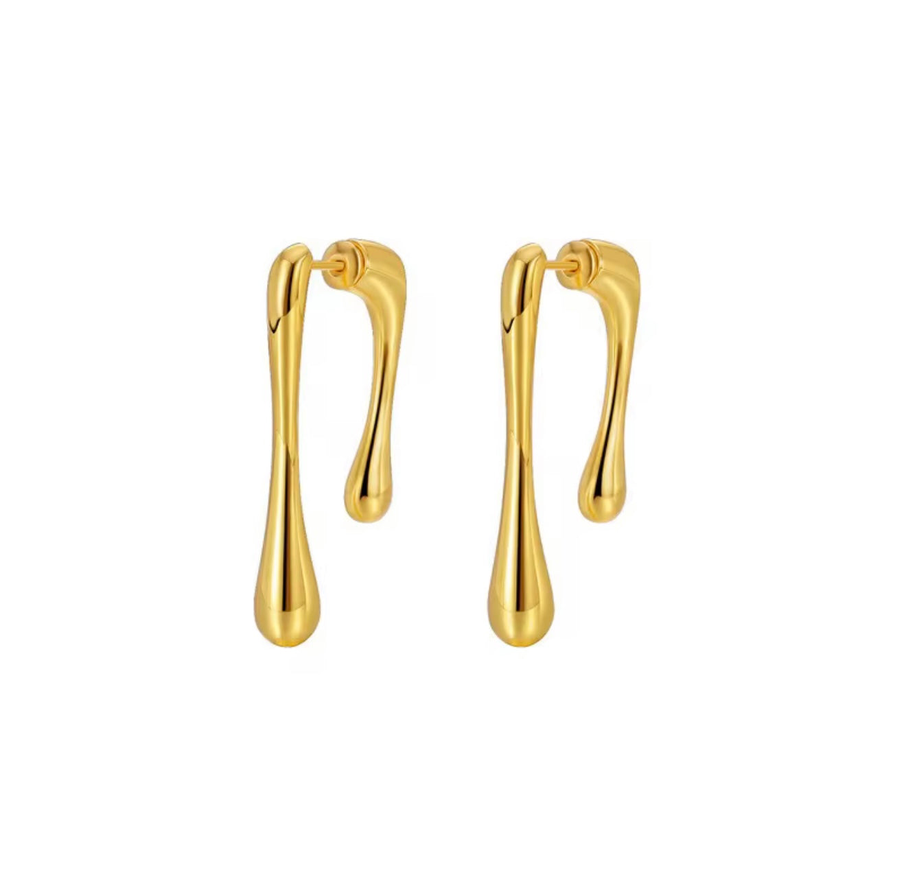 Drip Earrings GOLD OR SILVER