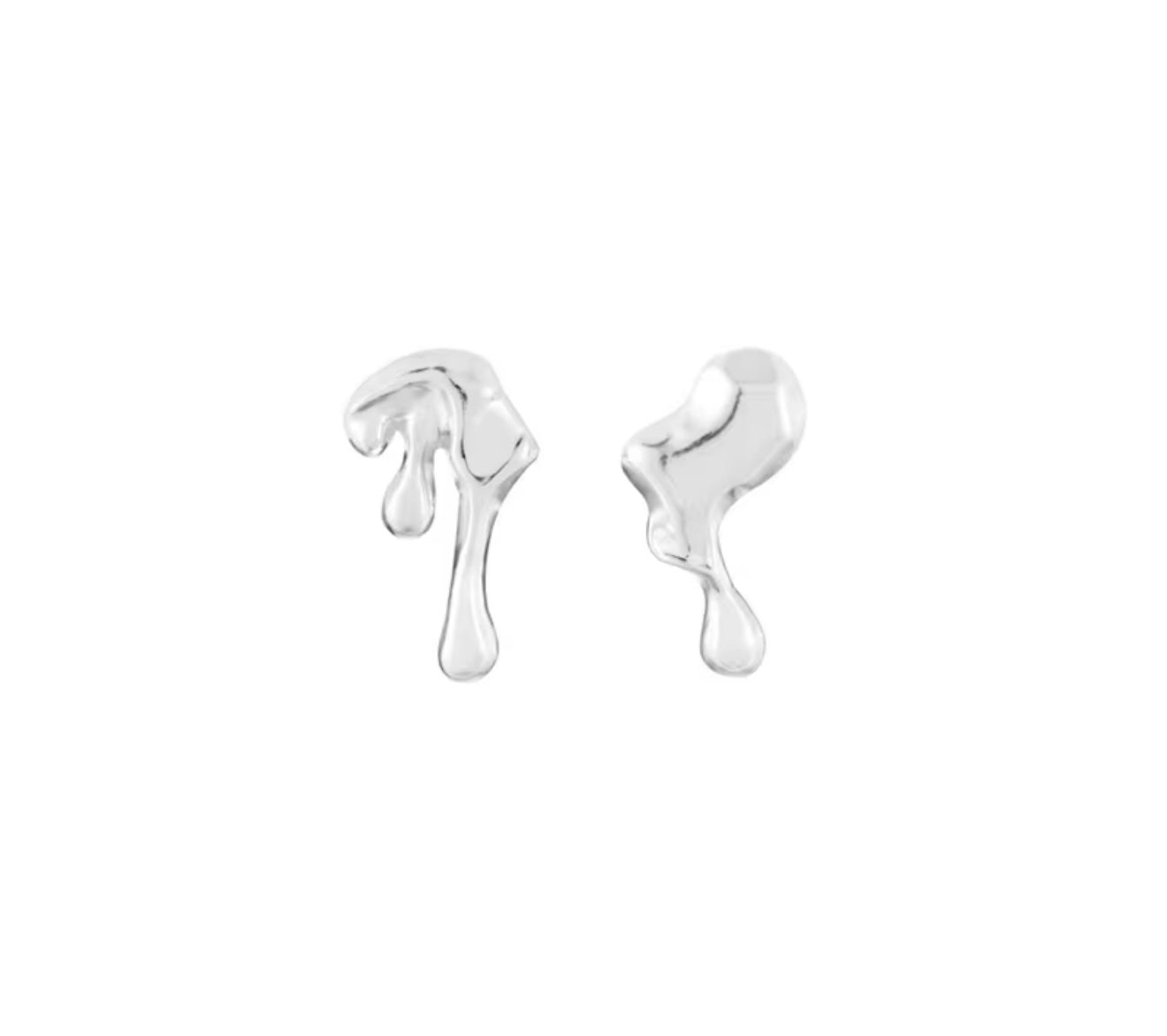 Silver or Gold Drip earrings