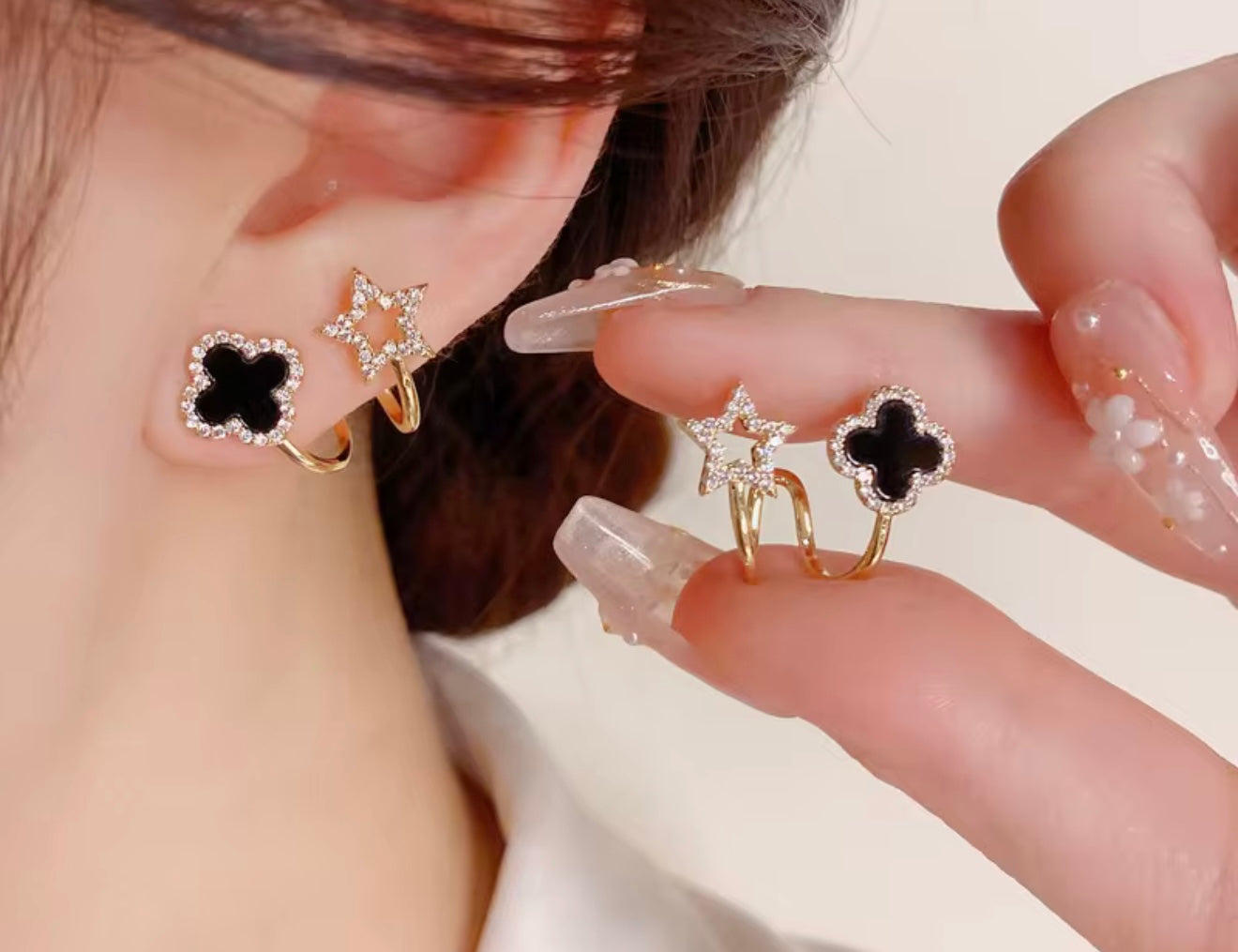 Elegant Stud Clove & Star