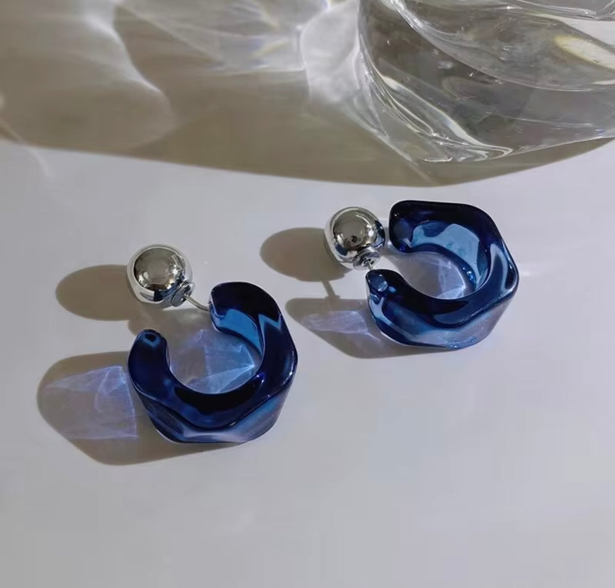 Acrylic Multi Wearing Earrings 3 colors