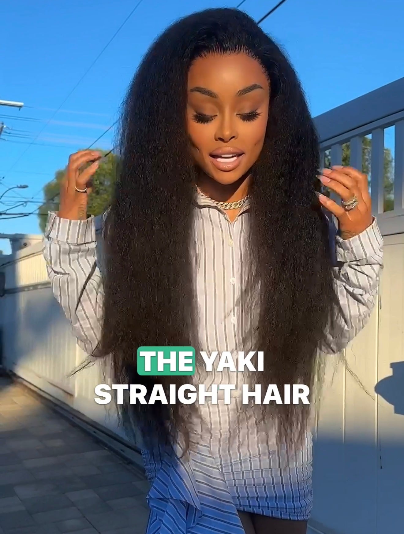 13x6 Yaki Straight Natural color