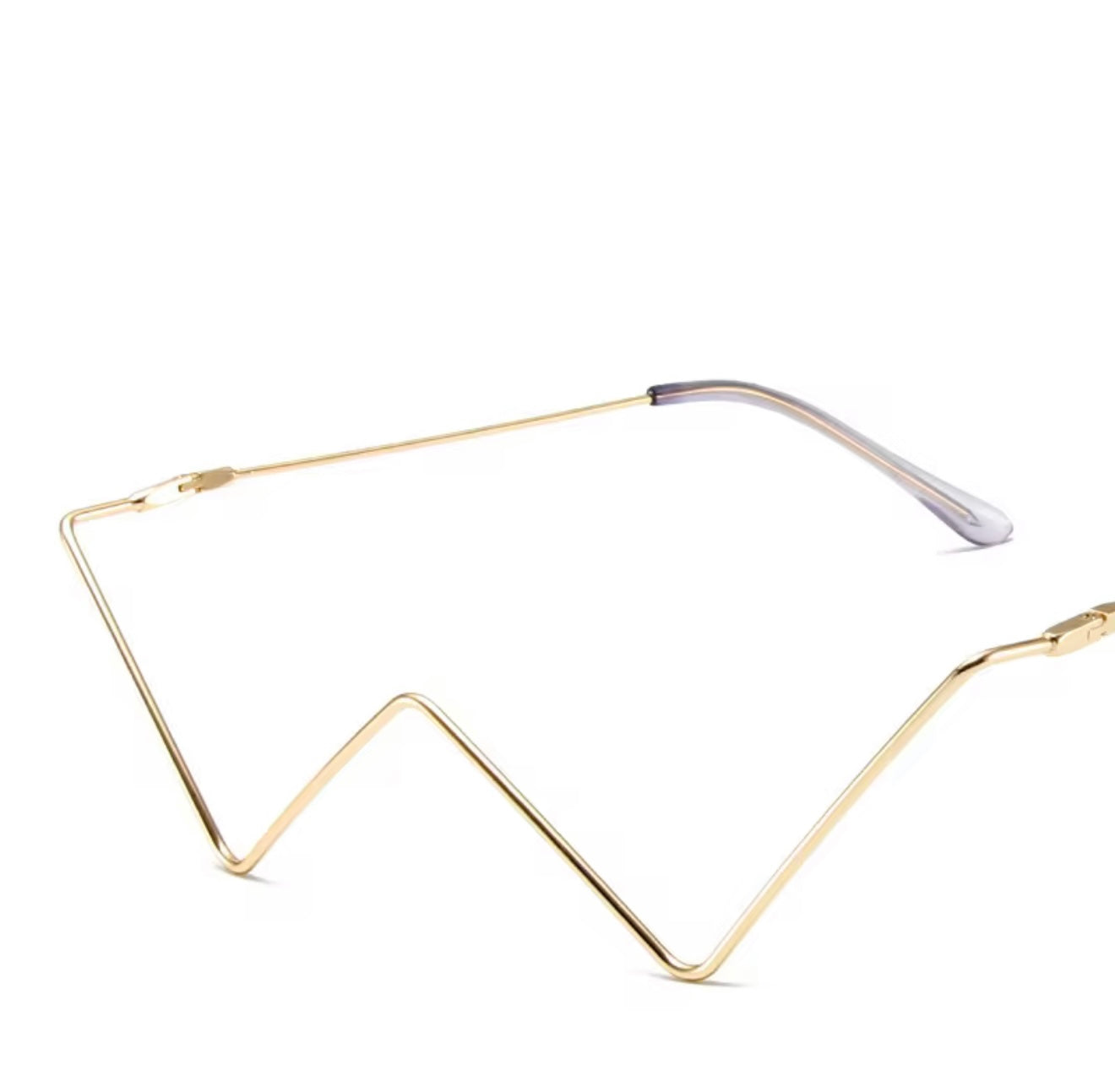 Cut It Out Glasses (Silver or Gold)