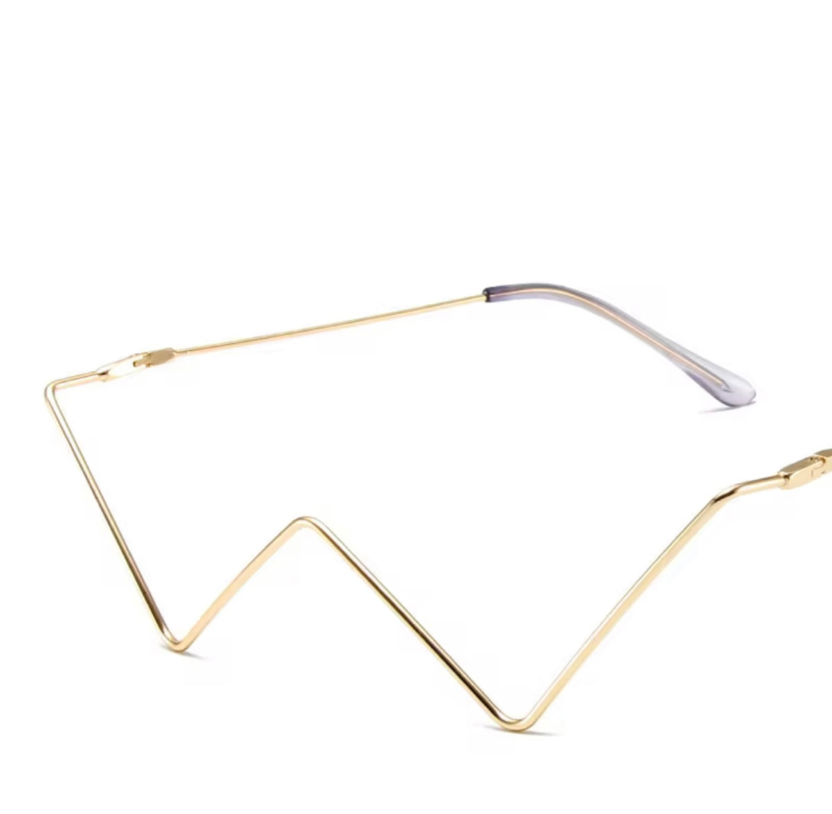 Cut It Out Glasses (Silver or Gold)