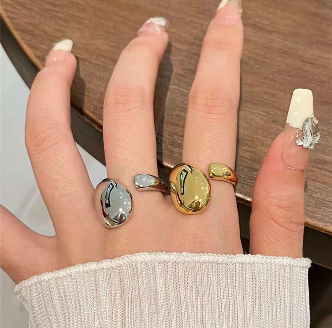 Gold or Silver Ring Adjustable