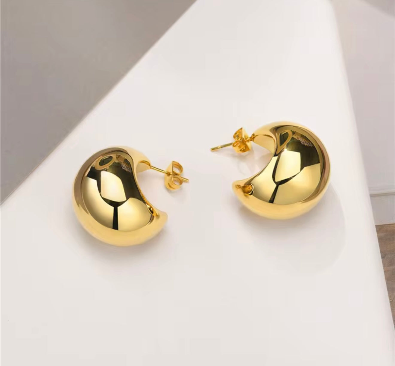 Gold or Silver Chunky Earrings