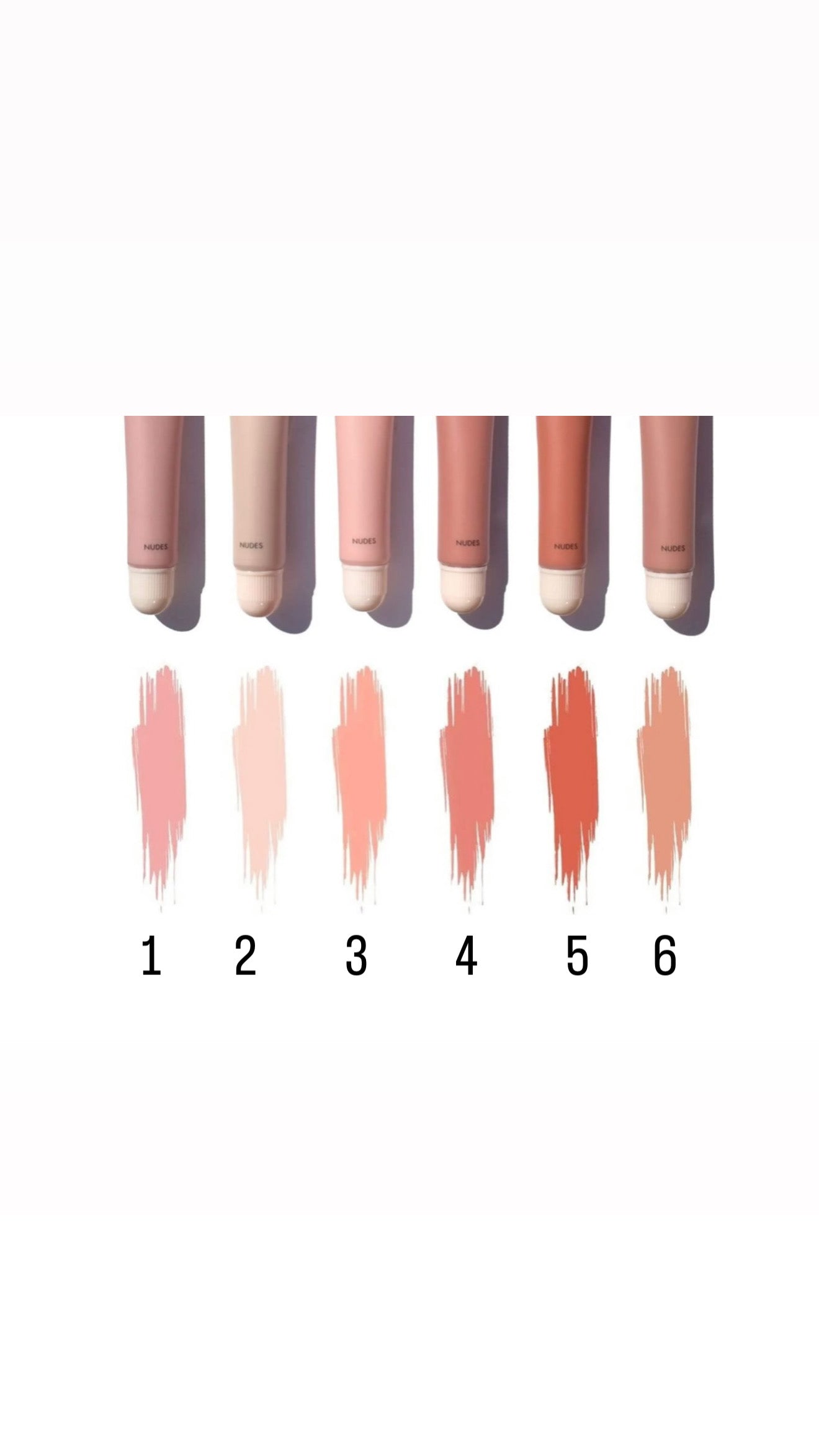 6 shades Lipgloss Bundle