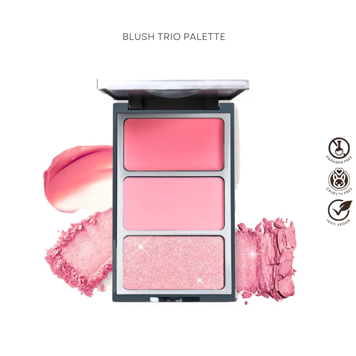 PINK CREAM + POWDER BLUSH TRIO