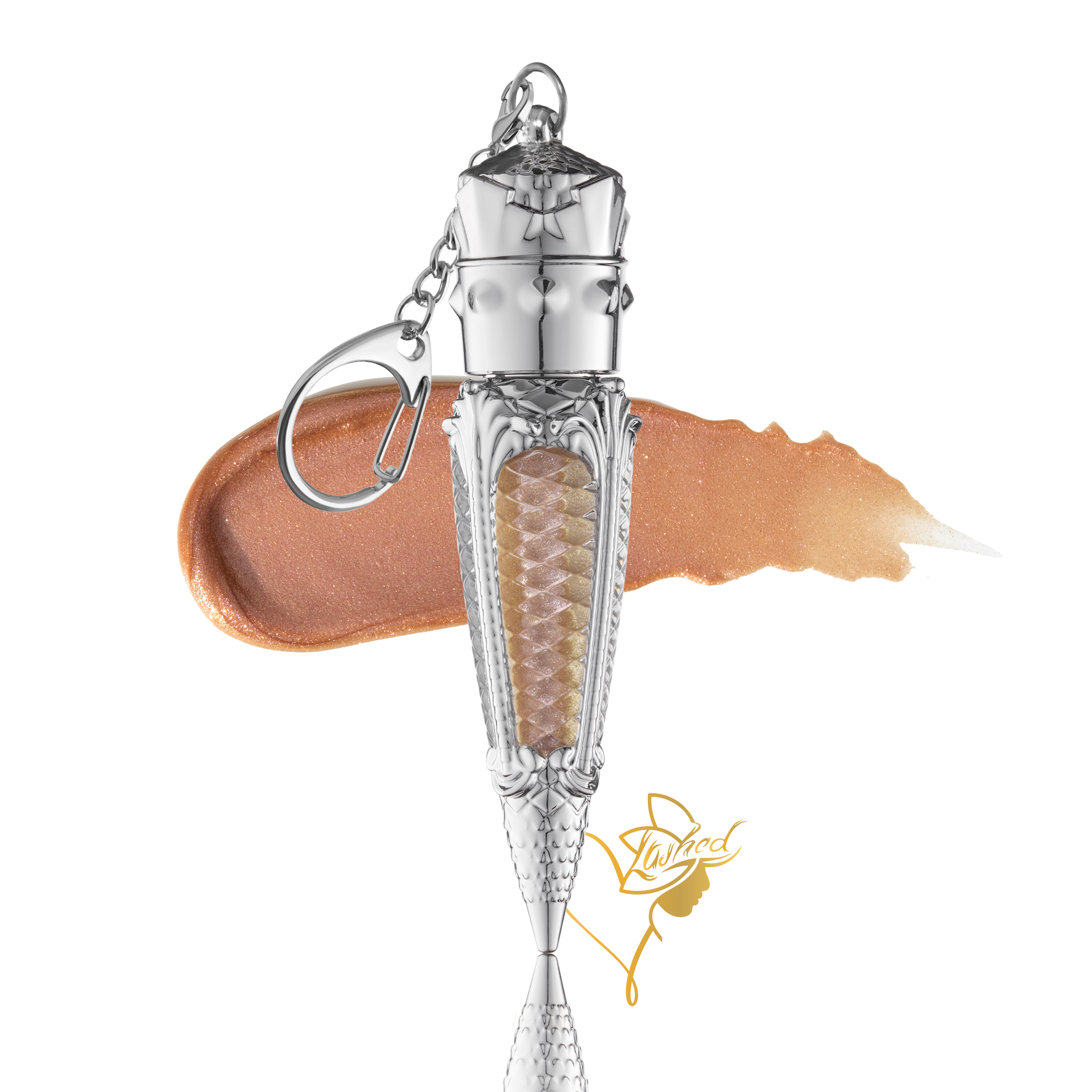 10 Lipgloss Silver Collection and Gold Case